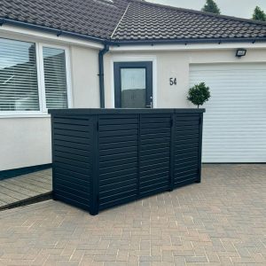 Triple Wheelie Bin Storage