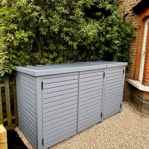 Cotswold Triple Wheelie Bin Store