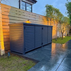 Cotswold Quadruple Wheelie Bin Store