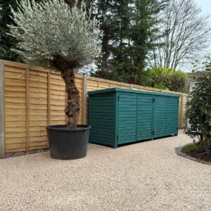 Cotswold Quadruple Wheelie Bin Store