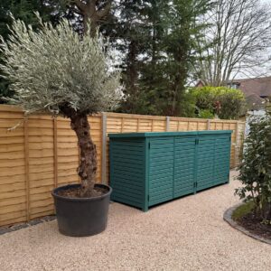 Cotswold Quadruple Wheelie Bin Store