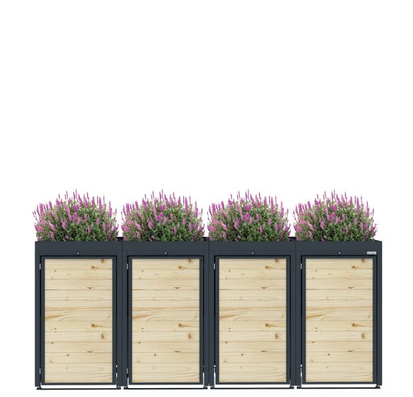 Elveden Combination Wheelie Bin Storage