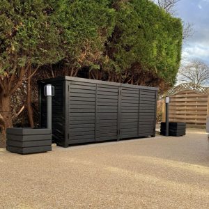 Cotswold Quadruple Wheelie Bin Store 360 Litre