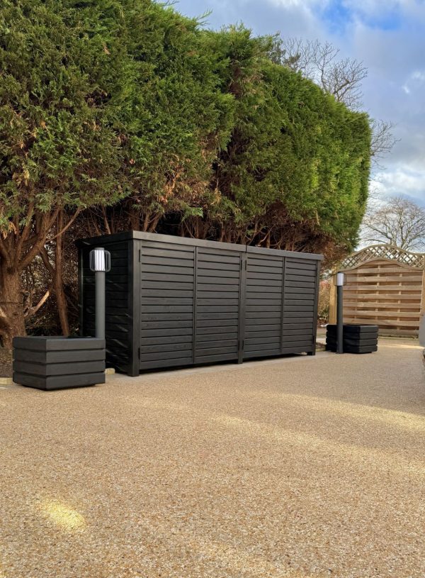 Cotswold Quadruple Wheelie Bin Store 360 Litre